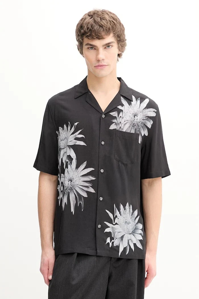 Keten gömlek AllSaints FLORAZE