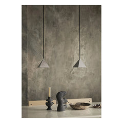 Ferm Living - Yara şamdan | Koyu gri