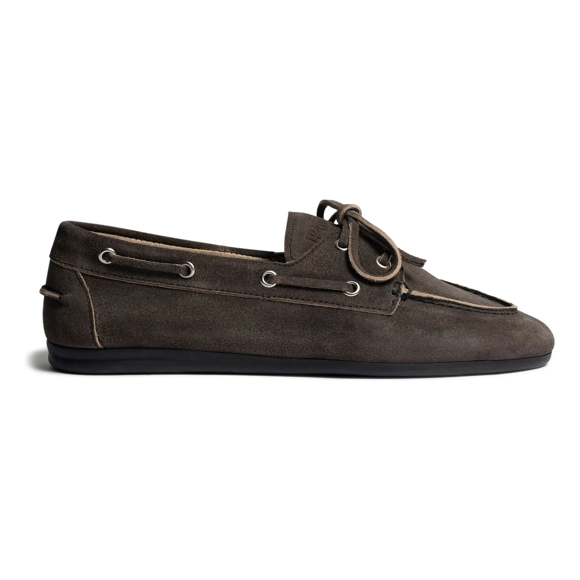 Posa - Wildleder Bootsschuhe | Dunkelgrau