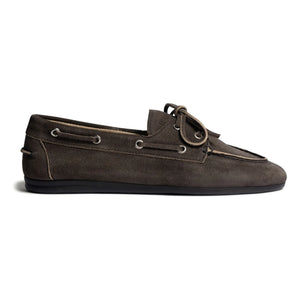 Posa - Wildleder Bootsschuhe | Dunkelgrau