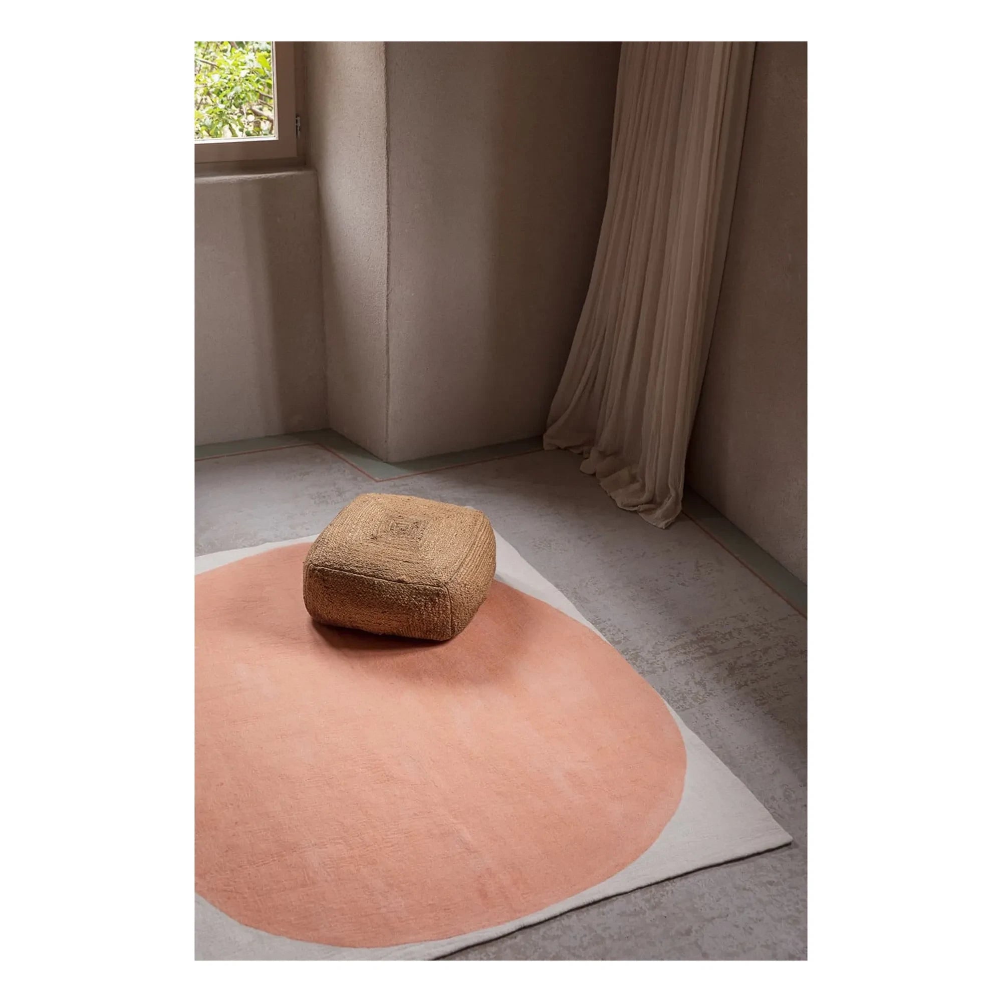 Muskhane - Anda Felt Rug | Blush