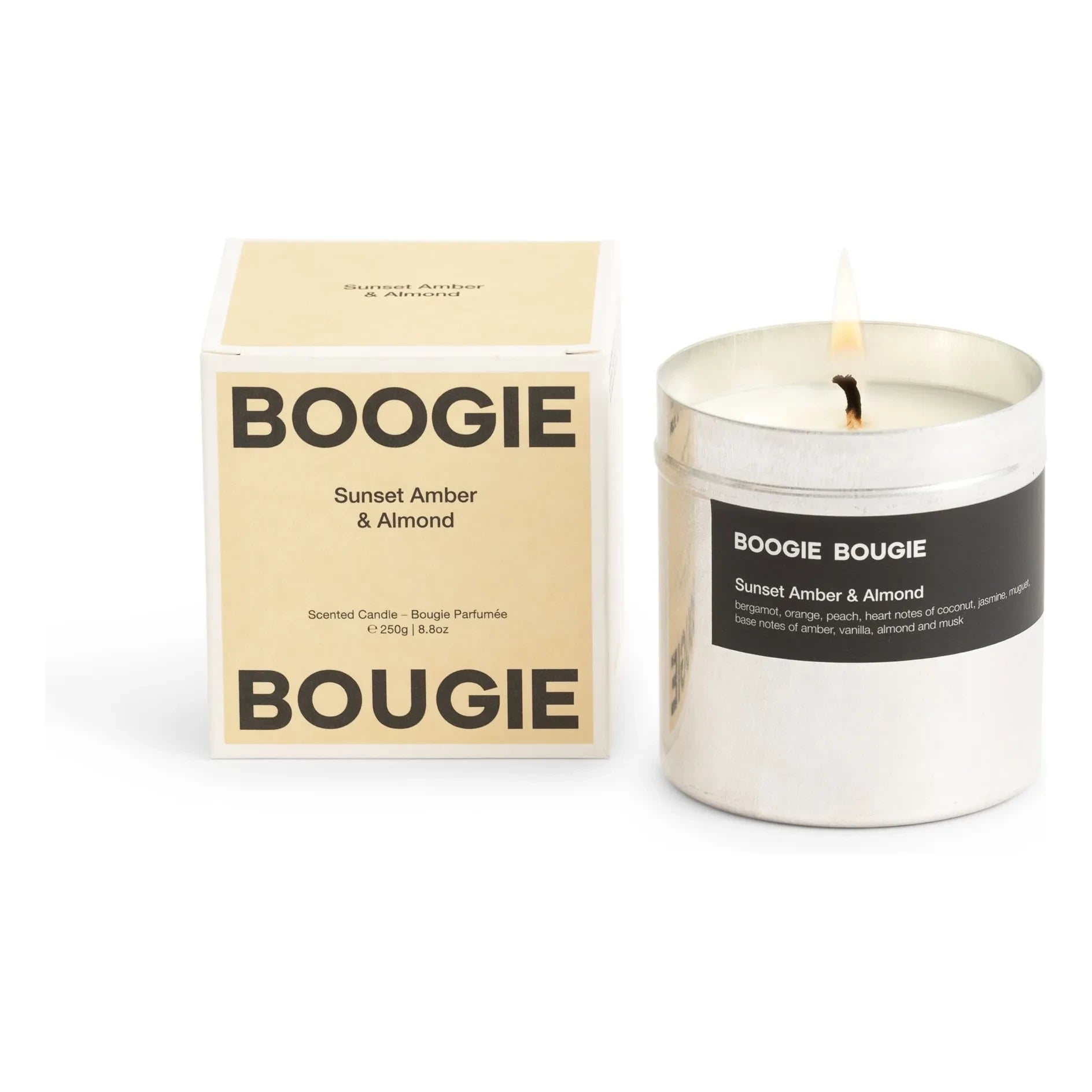 Boogie Bougie - Sunset Amber & Almond mum