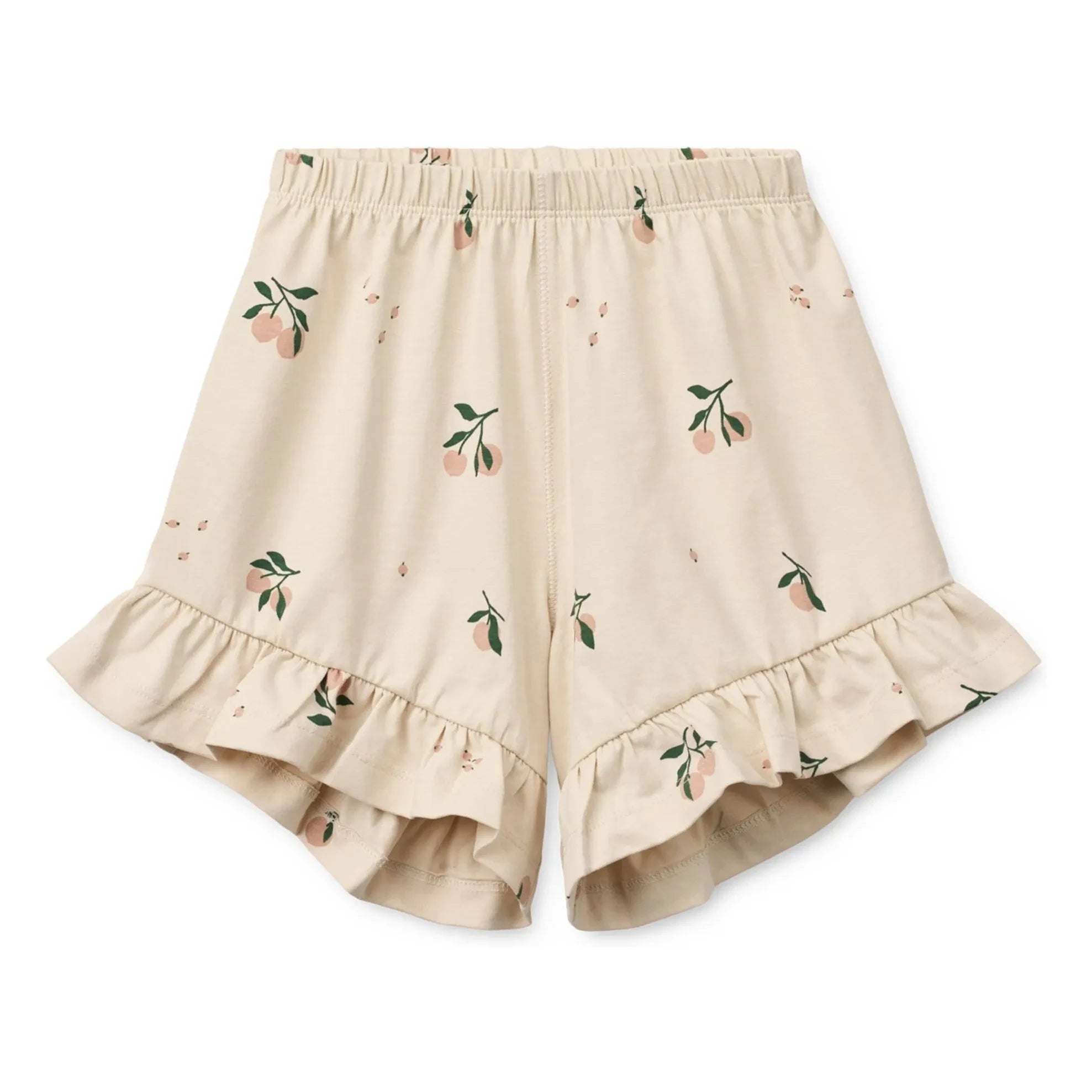 Liewood - Ilford Peach Organic Cotton T-Shirt and Shorts Set | Ecru