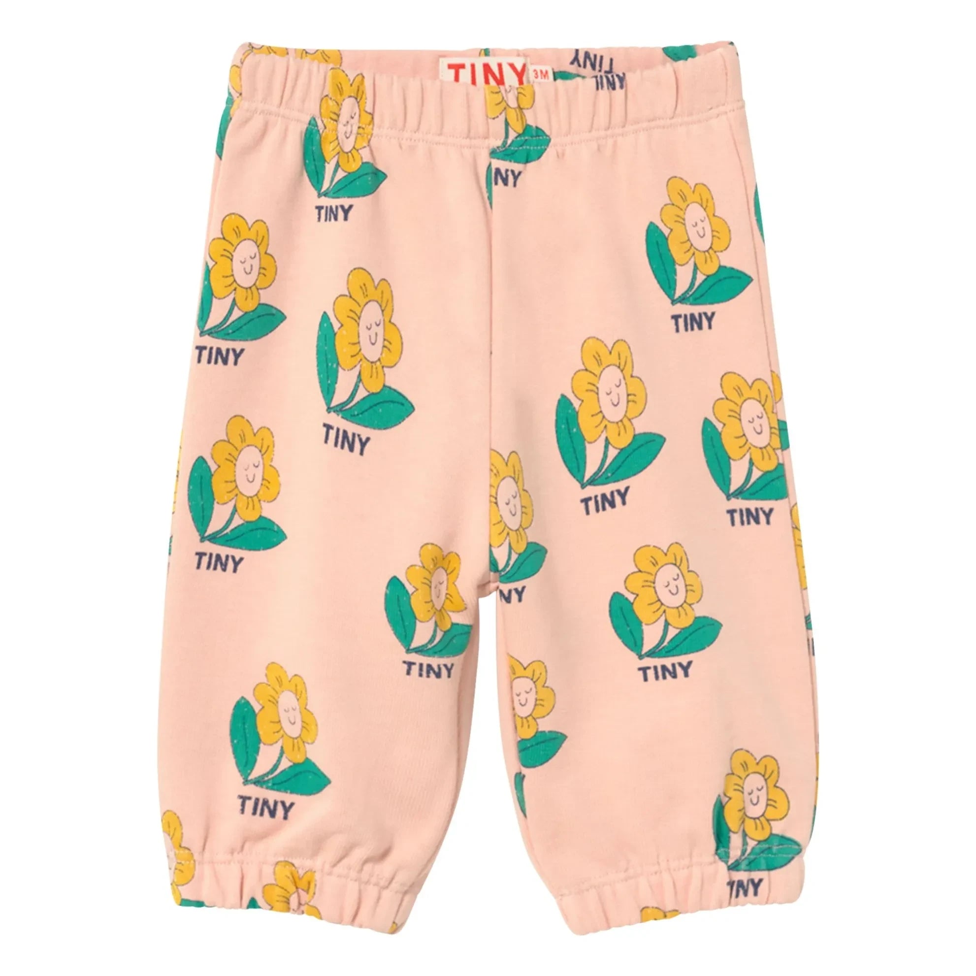 Tinycottons - Organic Cotton Floral Joggers | Pink