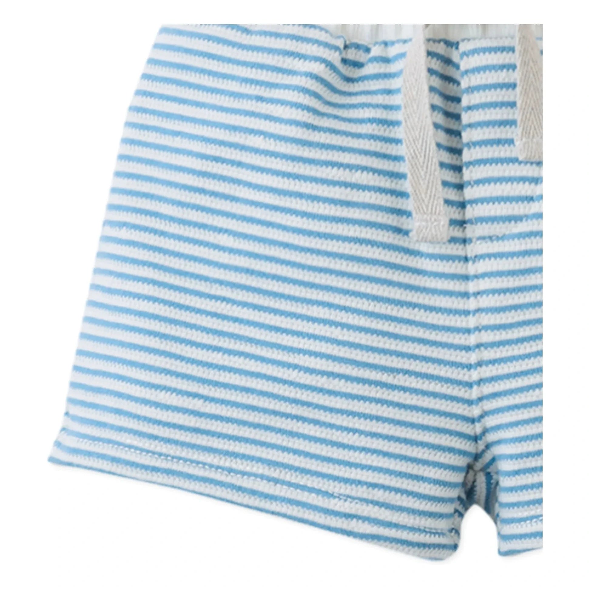Gingersnaps - Dreyfus Gestreifte Strukturierte Shorts | Blau
