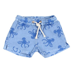 Búho - Octopus Swim Shorts Organic Cotton | Blue