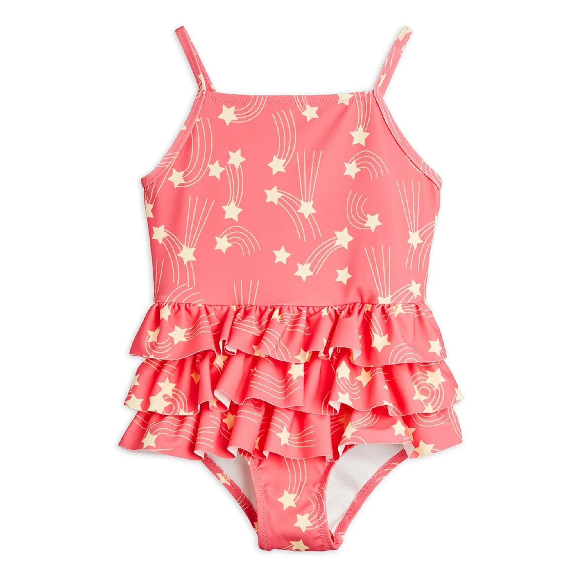 Mini Rodini - Flying Stars Badeanzug aus recycelten Fasern | Pink
