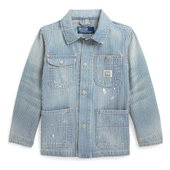 Ralph Lauren - Çizgili Denim Ceket | Denim