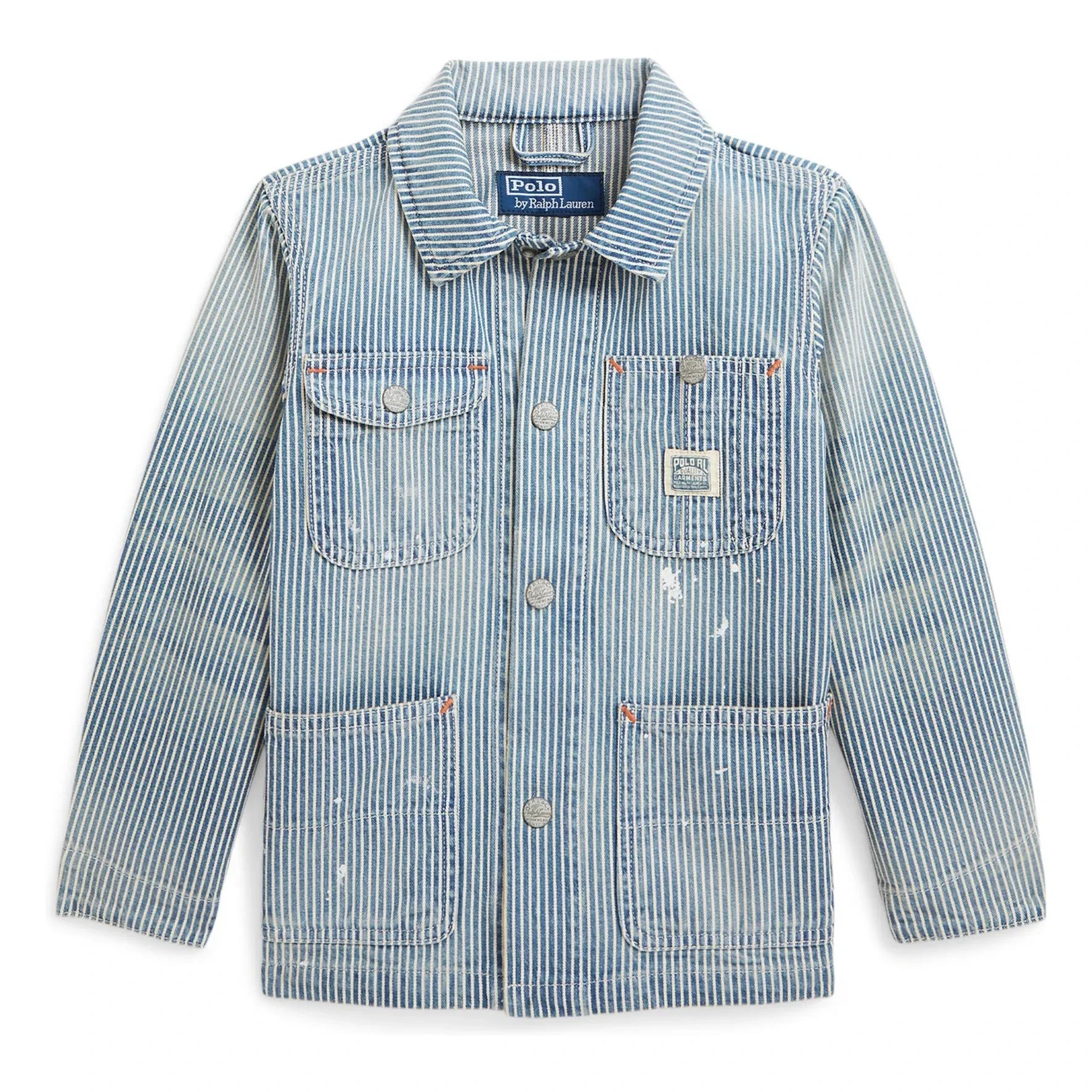Ralph Lauren - Çizgili Denim Ceket | Denim