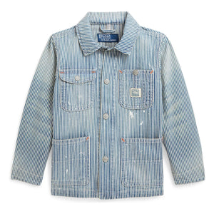 Ralph Lauren - Çizgili Denim Ceket | Denim