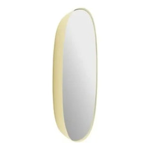 Muuto - Framed Wall Mirror 40x40 cm | Pale Yellow