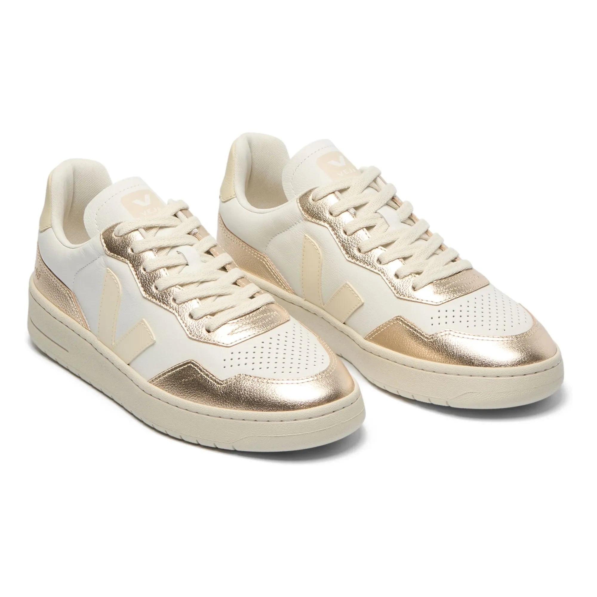 Veja - V-90 Leder O.T. Sneaker | Bronze