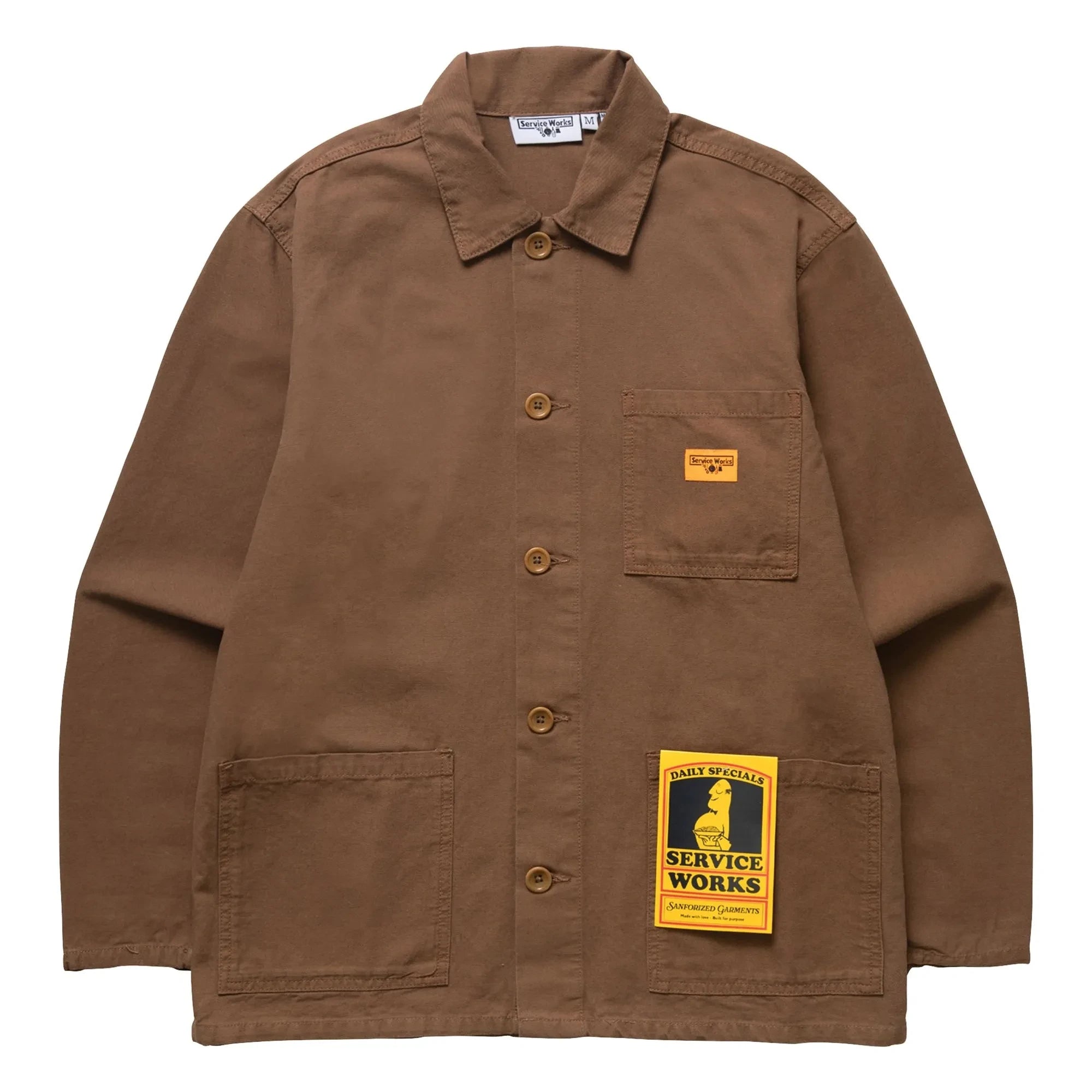 Service Works - Canvas Chore Overshirt | Kahverengi