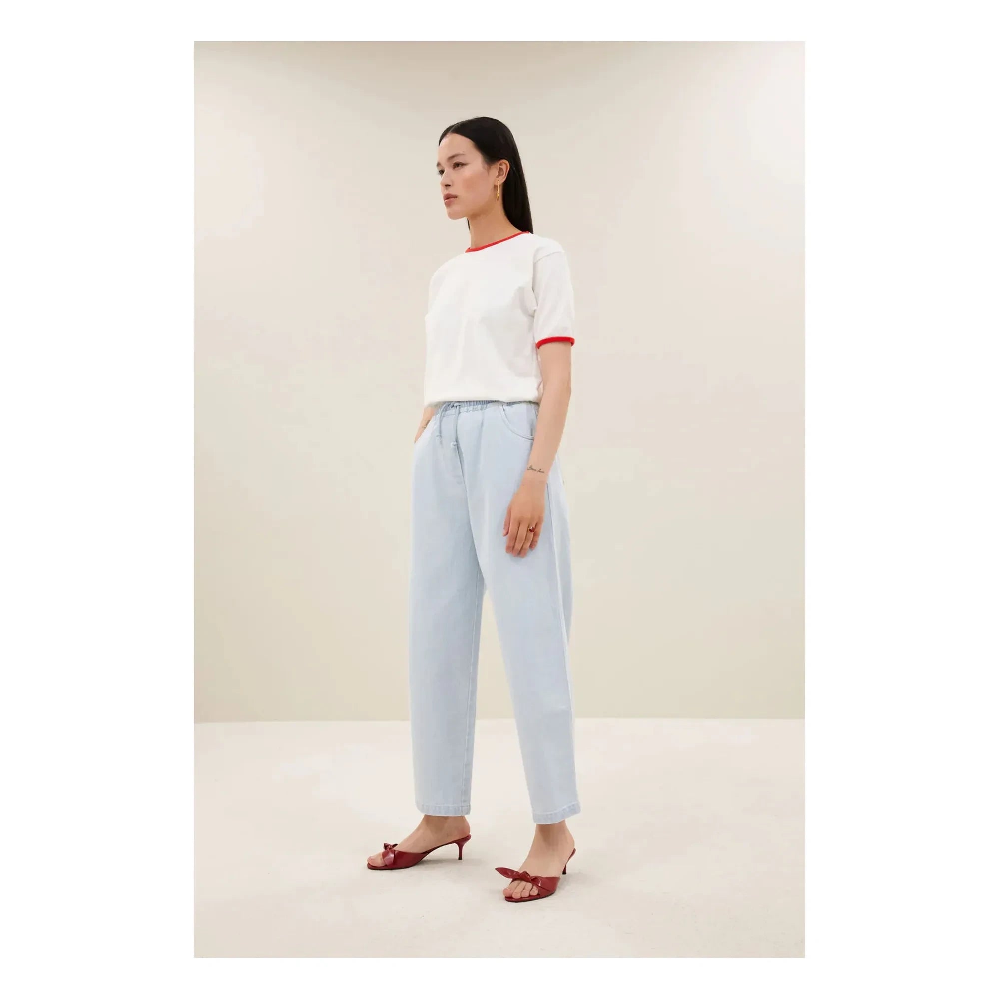 By Bar - Nîmes organic cotton T-shirt | White