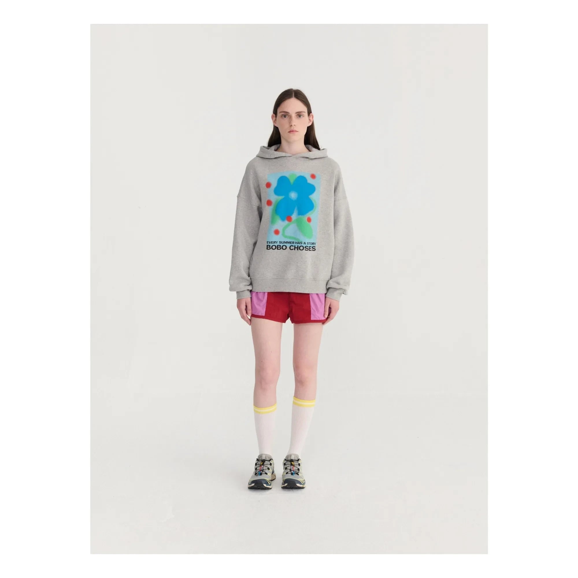 Bobo Choses - Kurze Farbblock-Shorts | Rot
