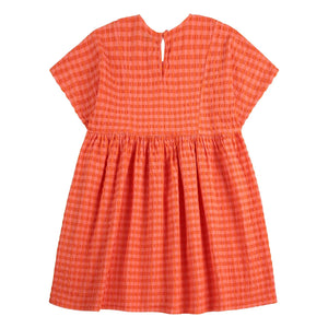 Bobo Choses - Kareli elbise | Coral