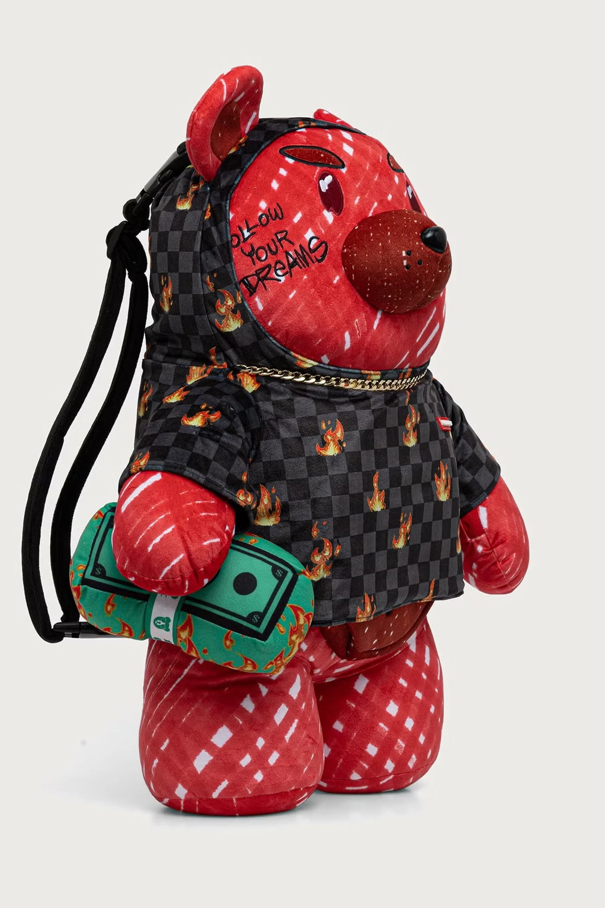 Sprayground - Diablo Moneybear Kırmızı Sırt Çantası 910B8696NSZ