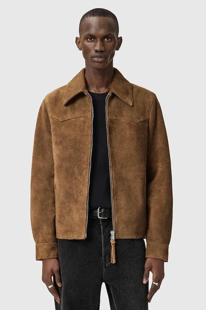 AllSaints DELLCOT Süet Ceket