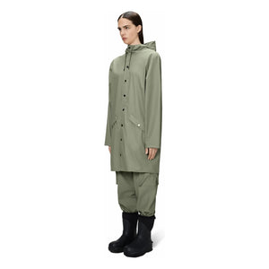 Rains – Langer Mantel W3 | Hellkhaki