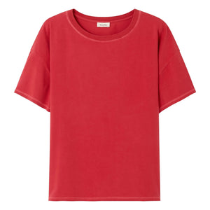 American Vintage - Pymaz Cotton T-Shirt | Poppy