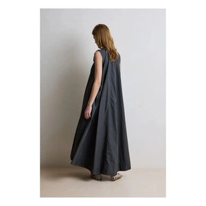 Hod - Emmanuelle Baumwollkleid | Carbon