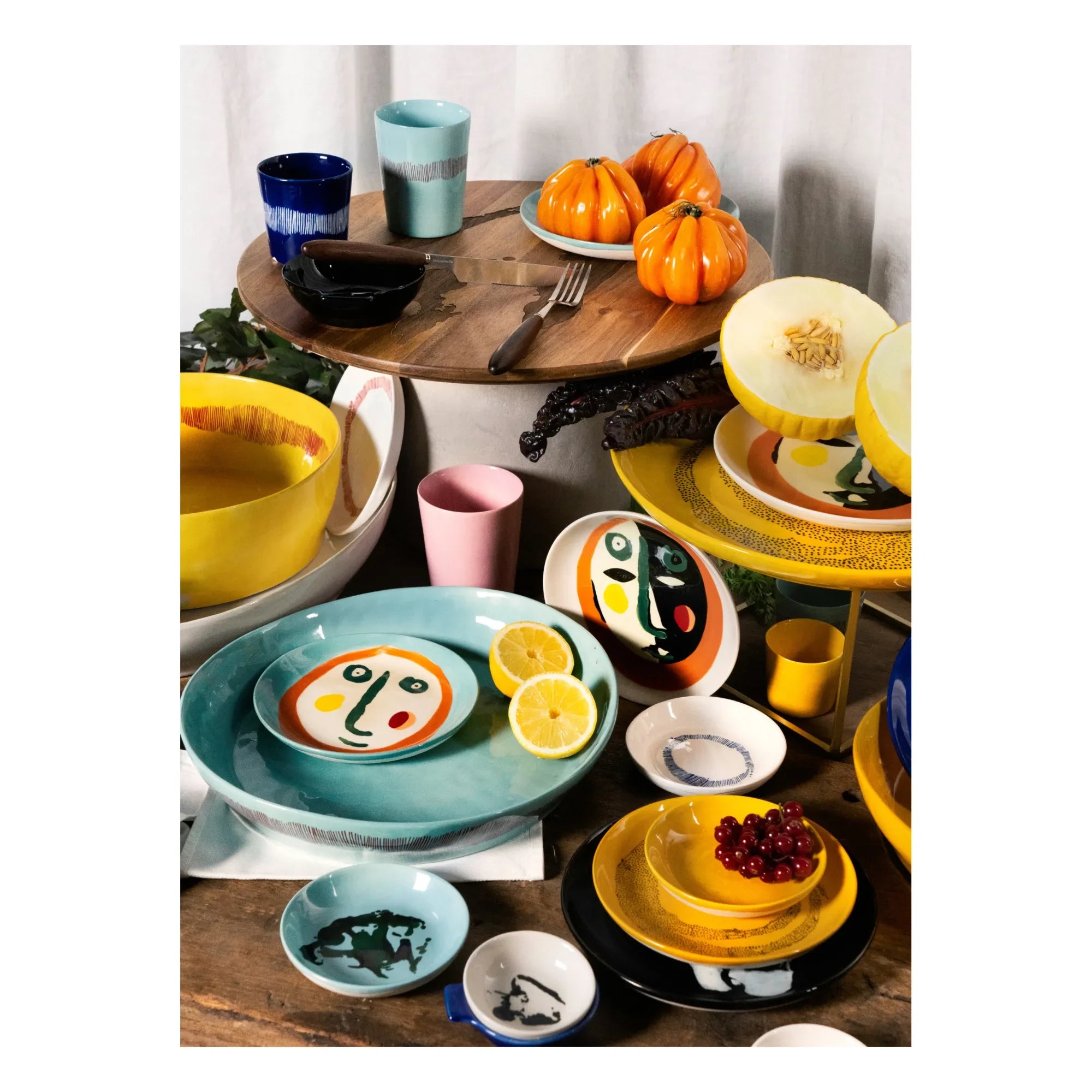Serax - Feast Tabaklar - Ottolenghi - 4'lü Set | Mavi