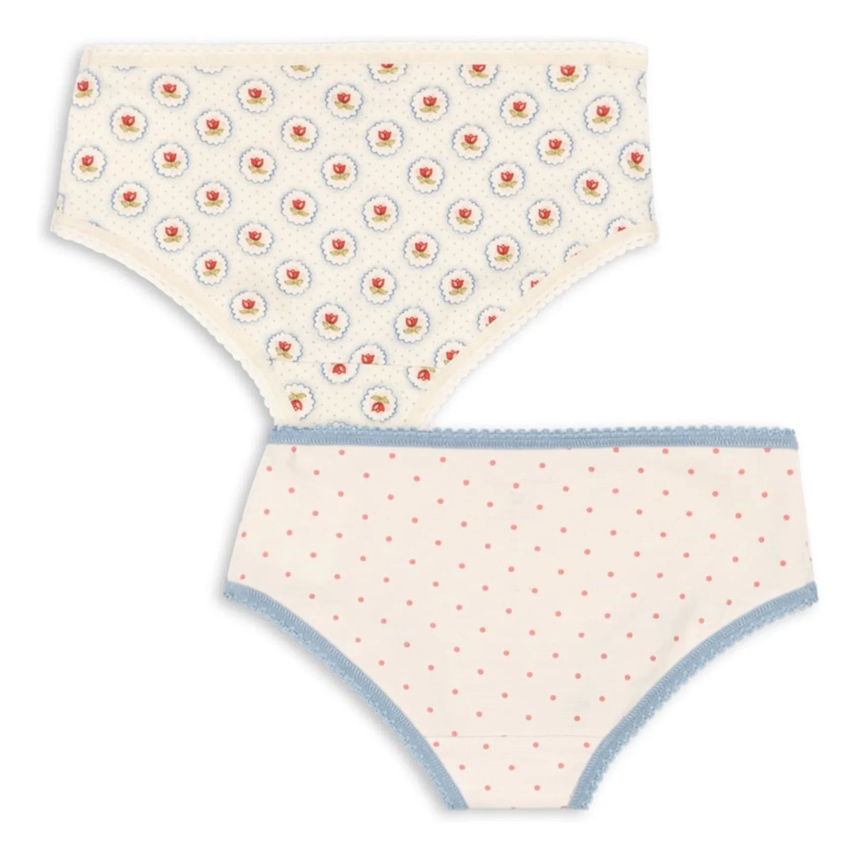 Konges Sløjd - 2er Pack Bio-Baumwoll-Panties | Ecru
