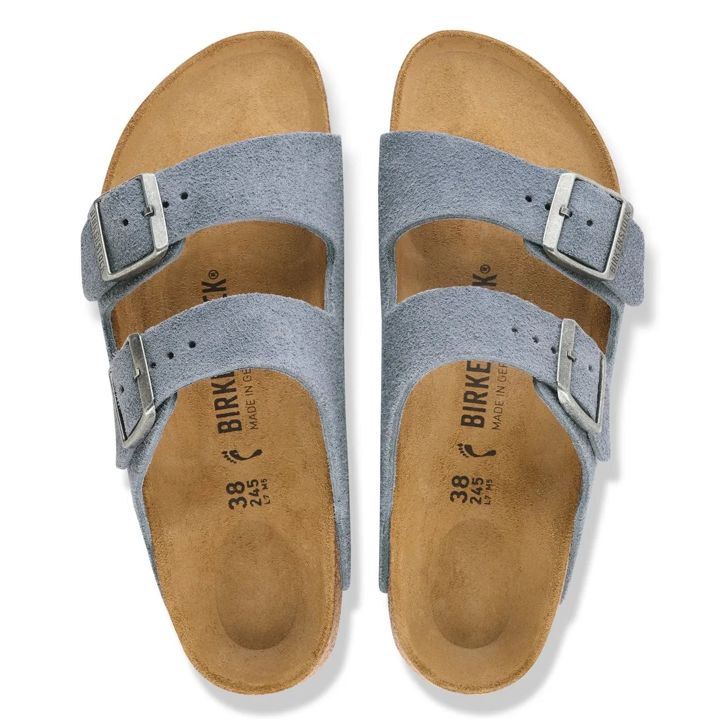 BIRKENSTOCK - Arizona Suede Sandals | Blue