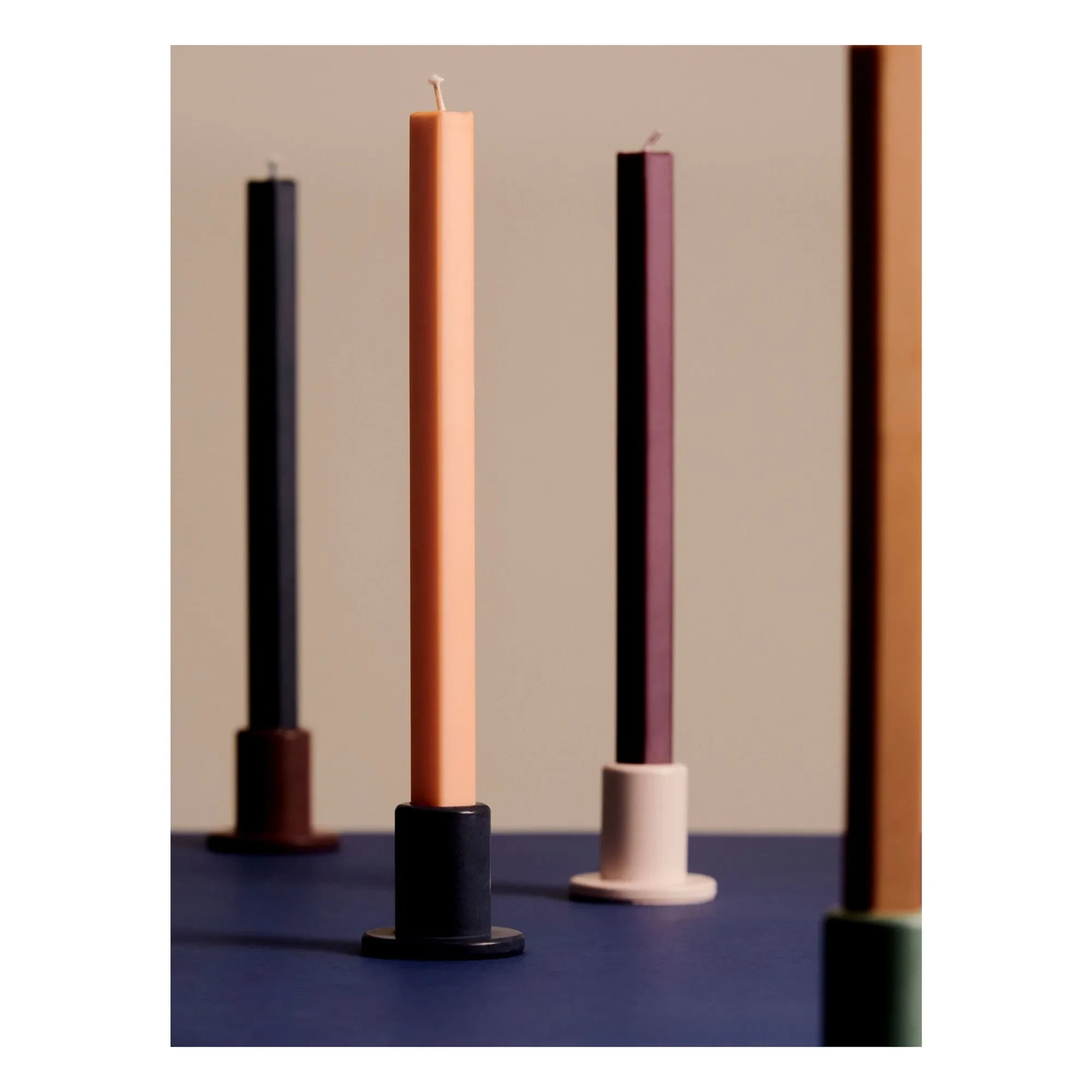 Hey - Quadratische Kerzen - 4er Set | Rot