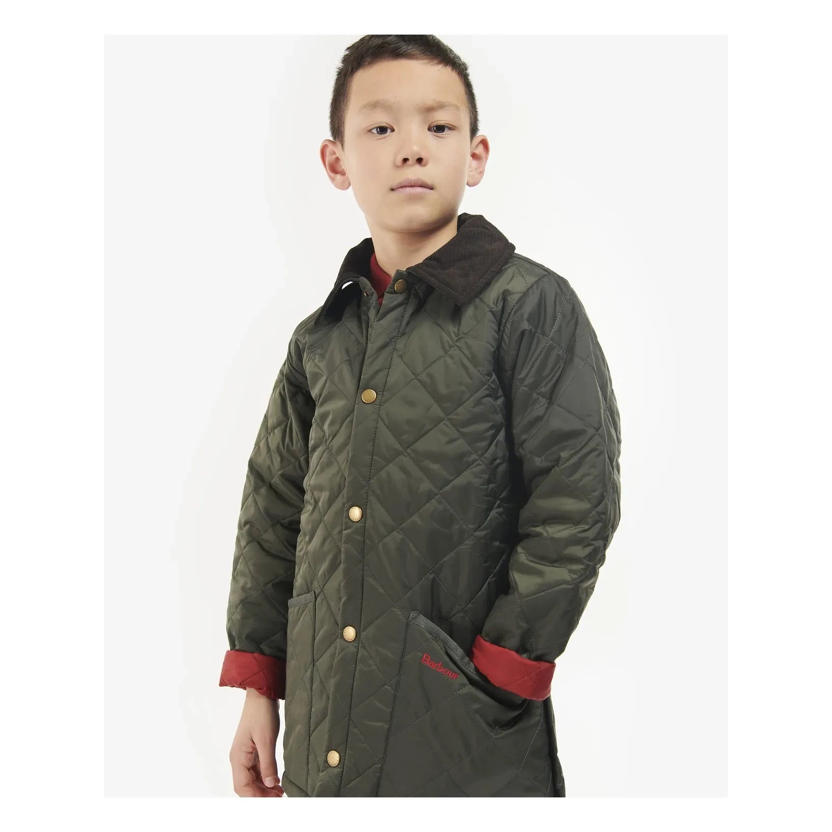 Barbour - Liddesdale Kapitone Ceket | Koyu yeşil