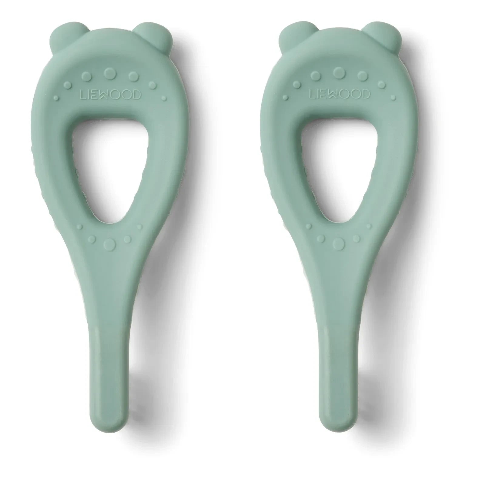 Liewood – Janelle Silikon-Babyzahnbürsten – 2er-Set | Peppermint