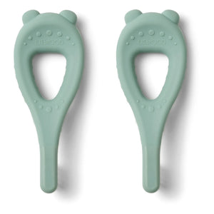 Liewood – Janelle Silikon-Babyzahnbürsten – 2er-Set | Peppermint