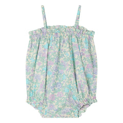 Bonpoint - Nefle Liberty Organic Cotton Romper | Light Green