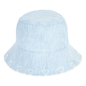 Petit Bateau - Sonnenhut Chambray | Hellblau