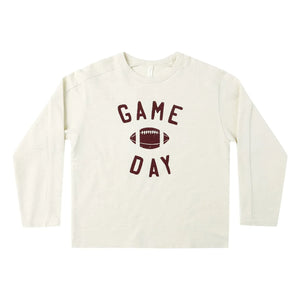 Rylee + Cru - Camden Game Day Tişört | Ecru