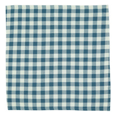 Piupiuchick - Organik Pamuklu Ekoseli Bandana | Mavi