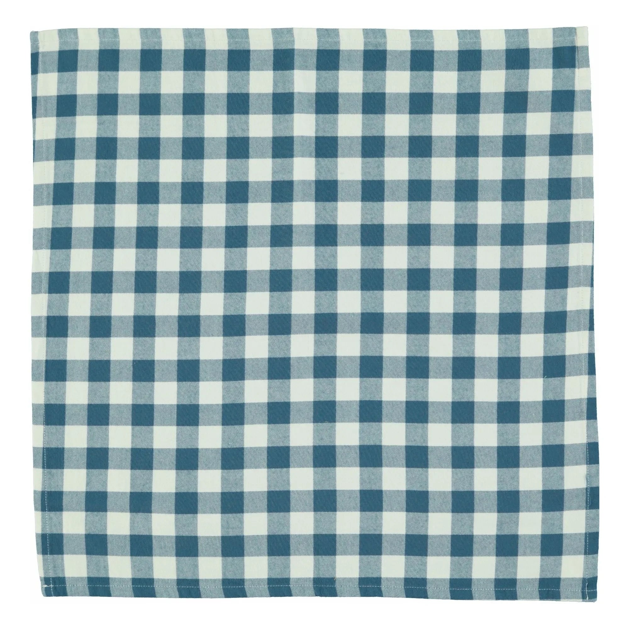 Piupiuchick - Organik Pamuklu Ekoseli Bandana | Mavi