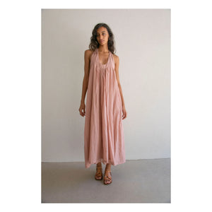 THEAVANT - La Plage Pamuk Voile Kleid | Beige
