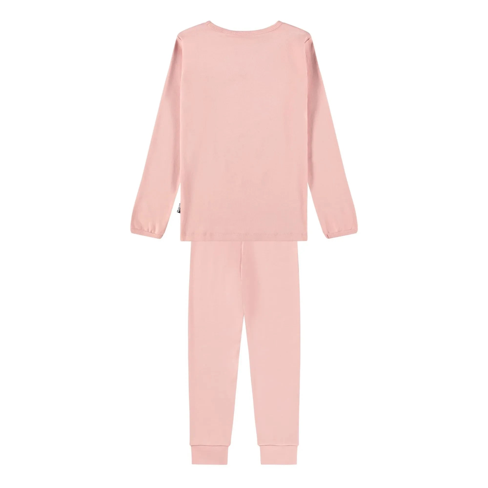 Molo - Lue Smiley органik pamuklu pijama | Pudra pembe