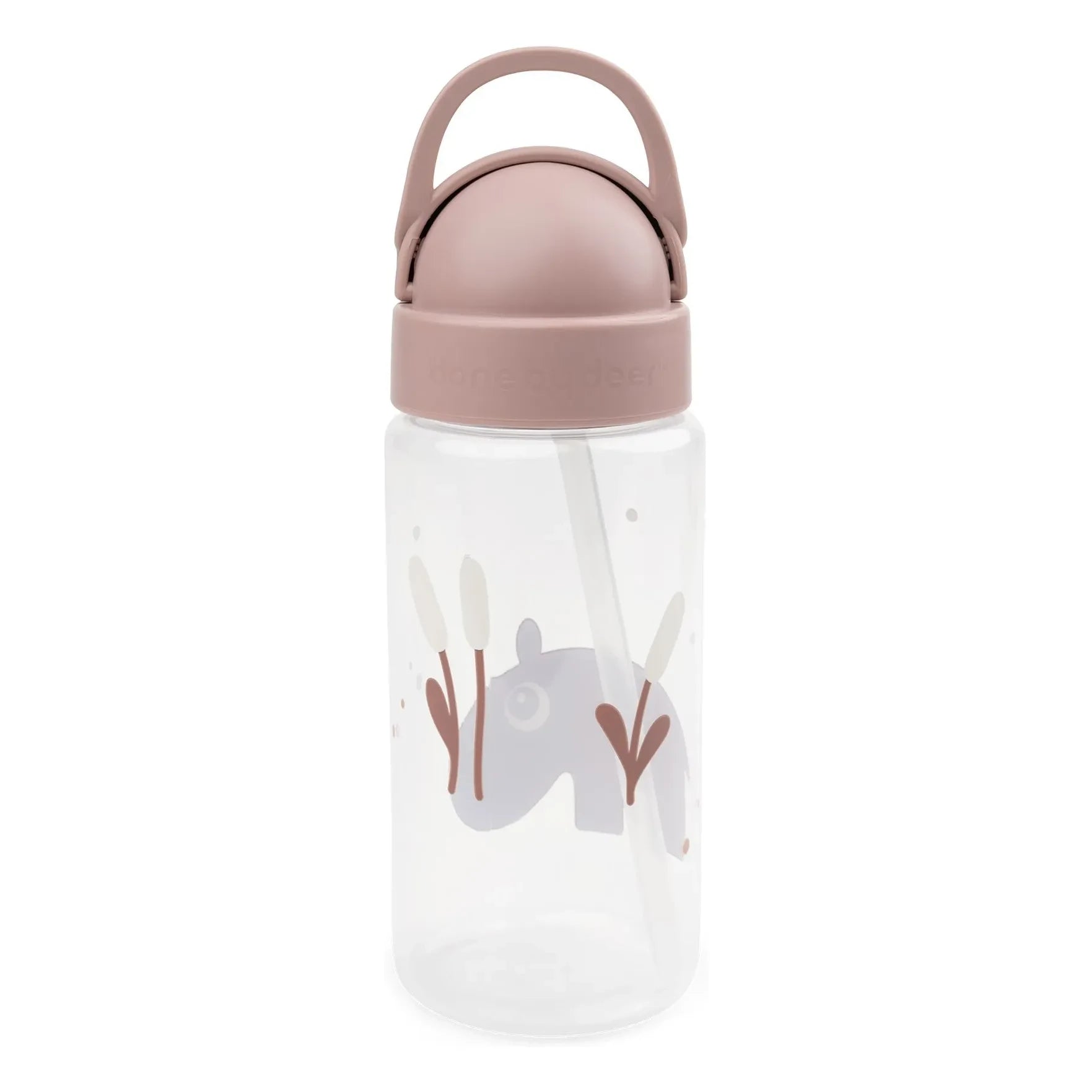 Done by deer - Ozoo su matarası - 350 ml | Toz Pembe