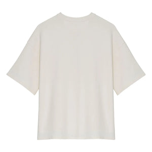 the new society - Ivy Baumwoll-T-Shirt | Weiß
