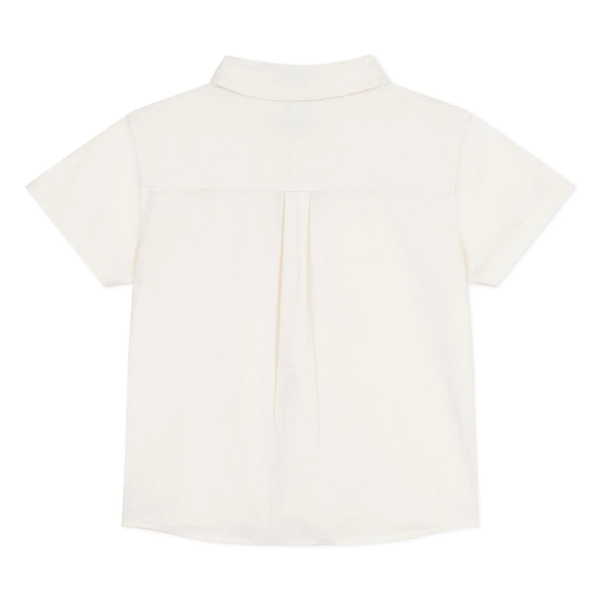 Petit Bateau - Keten gömlek | Ekru