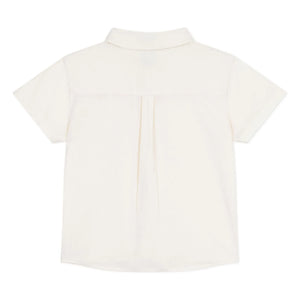 Petit Bateau - Keten gömlek | Ekru
