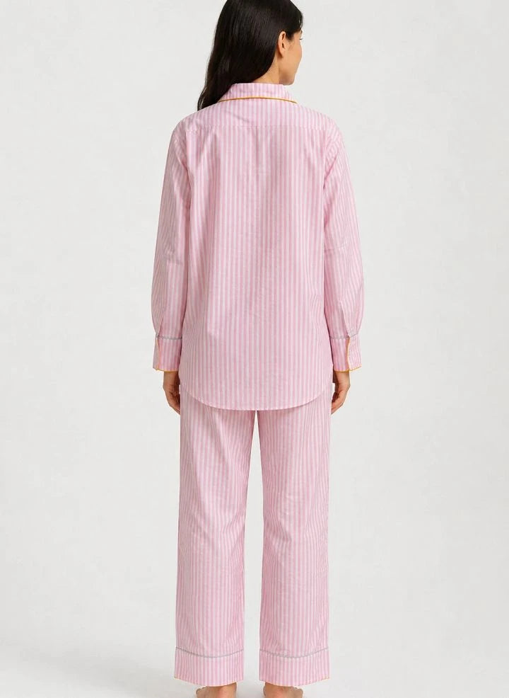 Folkloore - Striped Pajama - Women's Collection | Faded Pink