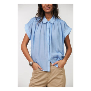 Lollys Laundry - Badal Pamuk Bluz | Mavi
