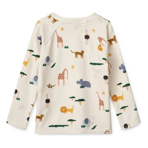Liewood - Noah UV-Schutz T-Shirt aus recycelten Fasern | Ecru