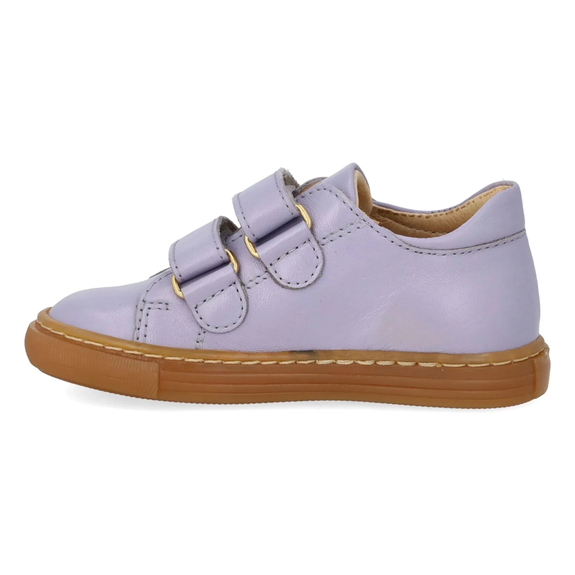 Angulus - Gestreifte Blumen-Sneaker | Flieder