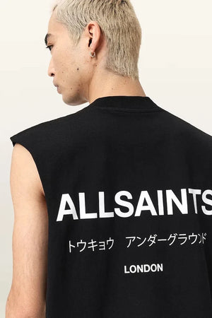 AllSaints Erkek Pamuklu UNDERGROUND Tişört