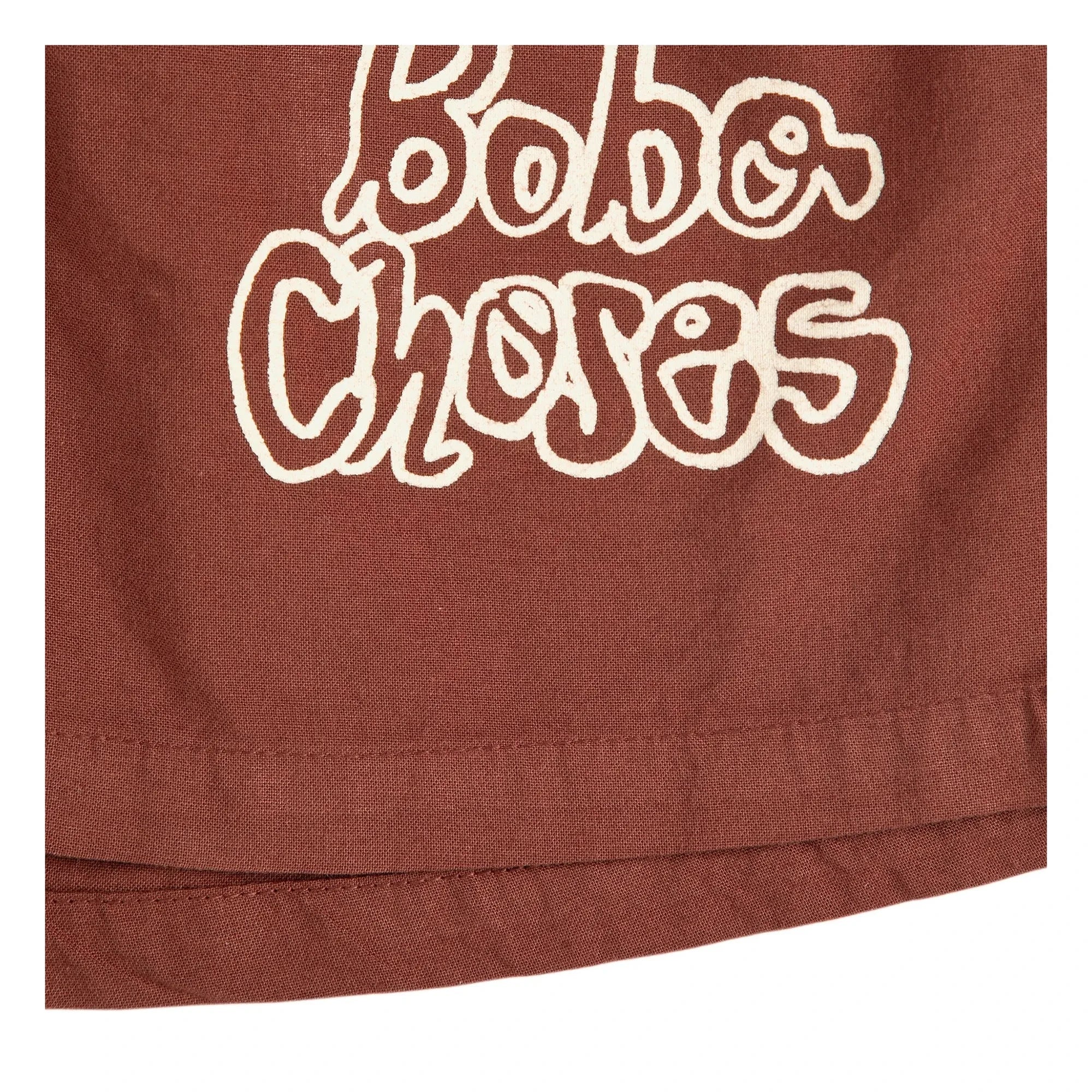 Bobo Choses - Bobo Choses Organik Pamuklu Elastik Şort | Kahverengi