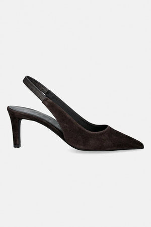 Furla Essential Slingback İnce Topuklu Süet Ayakkabı